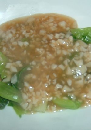 青梗菜のホタテ甘酢あんかけ-レシピのメイン写真