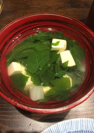 モロヘイヤとカブで豆腐のすまし汁-レシピのメイン写真