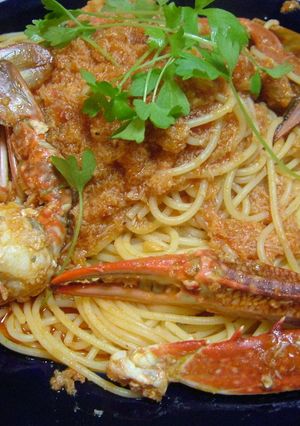 渡り蟹のパスタ♪お店の味-レシピのメイン写真