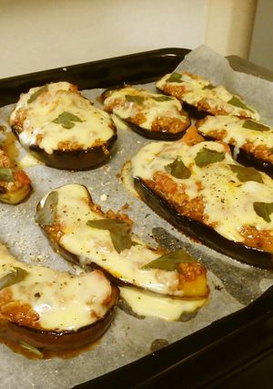 ●夏野菜●なすのトマトソース焼-レシピのメイン写真