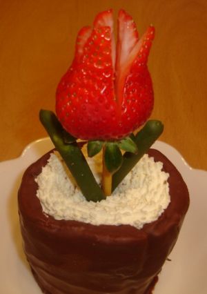 チューリップ★チョコケーキ-レシピのメイン写真