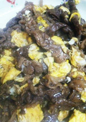 牛肉のあまから卵炒め-レシピのメイン写真