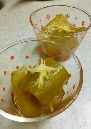 夏の定番！おばけきゅうりの冷製煮物-レシピのメイン写真