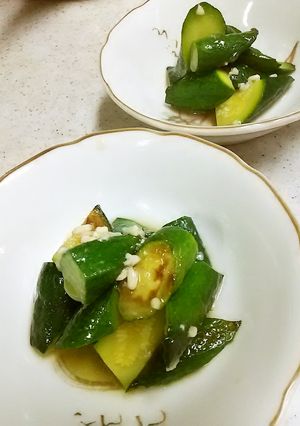 ズッキーニの塩麹焼き浸し-レシピのメイン写真