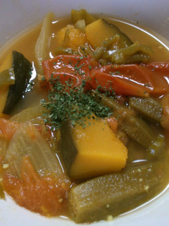 簡単!ヘルシー 夏野菜の カレー煮込み♪-レシピのメイン写真