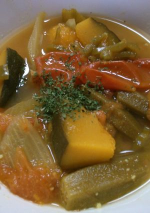 簡単！ヘルシー 夏野菜の カレー煮込み♪-レシピのメイン写真