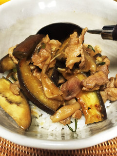 ナスと豚肉の味噌カレー炒め-レシピのメイン写真