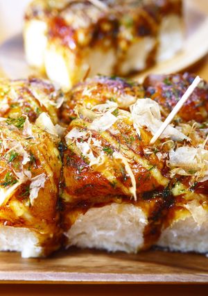 ランチ＆おやつ♪たこ焼き風ちぎりパン-レシピのメイン写真