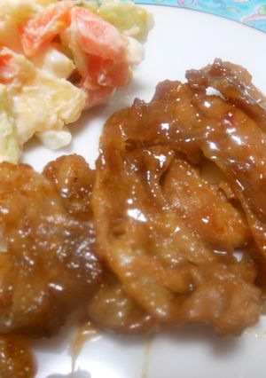 豚バラ肉の生姜醤油焼き　簡単-レシピのメイン写真