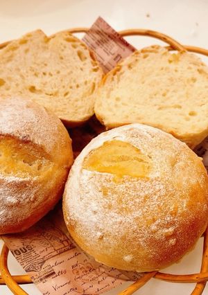 玄米甘酒と玄米ご飯の丸パン-レシピのメイン写真