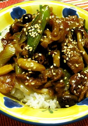 ピリ辛豚丼-レシピのメイン写真