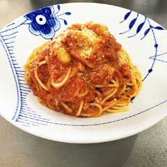 ベーコンのトマトソースパスタ-レシピのメイン写真