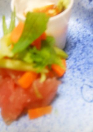 まぐろの山かけ　-レシピのメイン写真