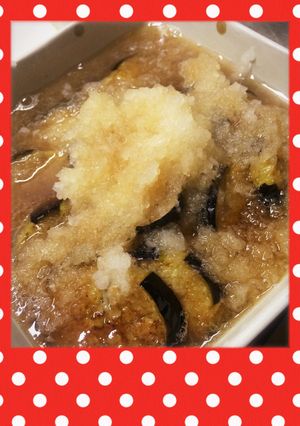 ナス揚げ麺つゆ浸し-レシピのメイン写真
