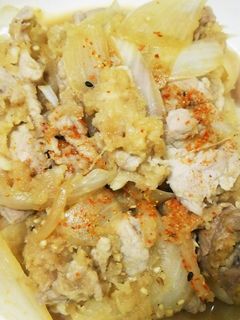新玉ねぎと豚肉のおろし炒め☆-レシピのメイン写真