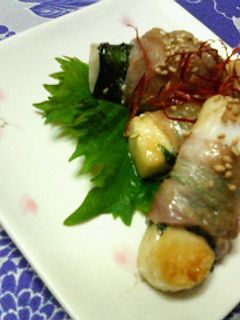 豚薄切り肉の☆すぐ食べられるハンペン巻き-レシピのメイン写真