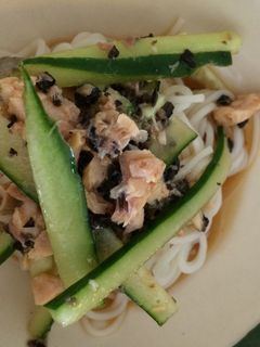 サーモンときゅうりのさっぱりお素麺-レシピのメイン写真
