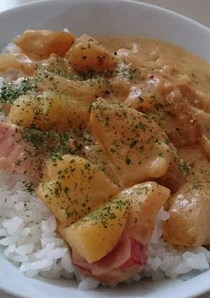 厚切りベーコンのクリームカレー-レシピのメイン写真