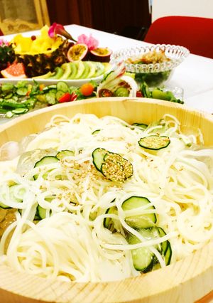 おしゃれ冷や麦で食欲アップ-レシピのメイン写真