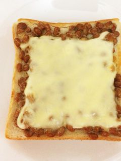納豆トースト-レシピのメイン写真