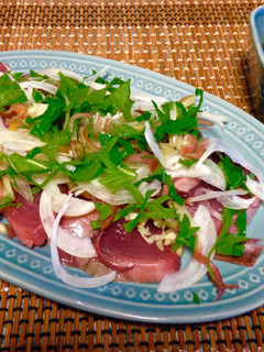 鰹の香味野菜乗せ-レシピのメイン写真
