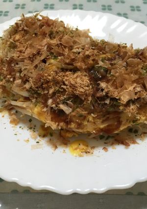 卵ともやしで、お好み焼き風♪-レシピのメイン写真