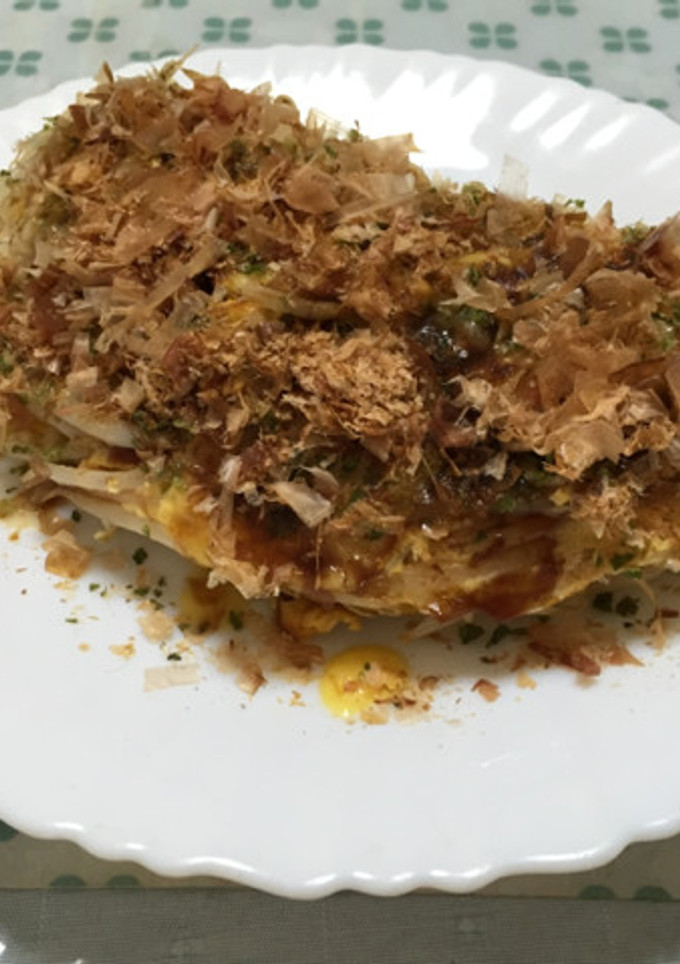 卵ともやしで、お好み焼き風♪-レシピのメイン写真