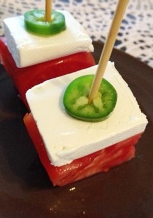 トマトとクリームチーズのキューブ♡-レシピのメイン写真