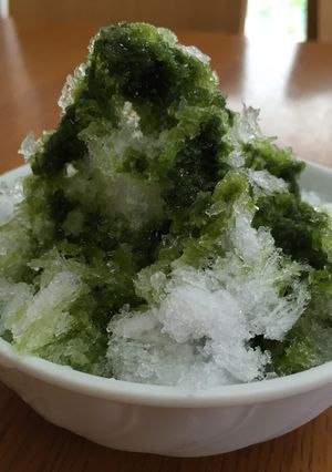 抹茶のカキ氷-レシピのメイン写真