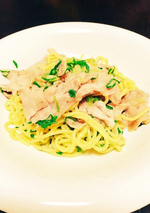 夏休みのお昼に！ある物簡単塩焼きそば-レシピのメイン写真