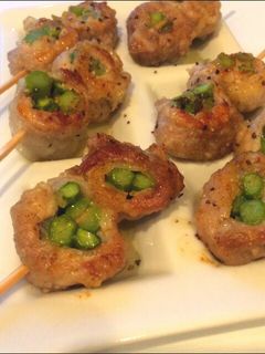 *アスパラのクルクル豚巻き串*-レシピのメイン写真
