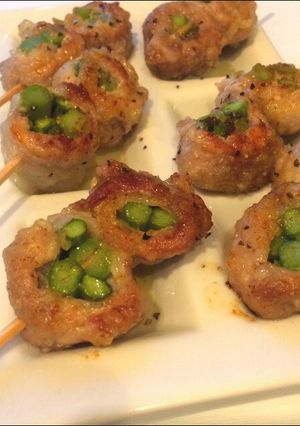 *アスパラのクルクル豚巻き串*-レシピのメイン写真