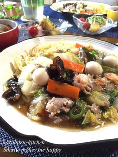 我が家のあんかけ焼きそば♪-レシピのメイン写真