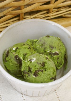 ＊抹茶オレオのアイスクリーム＊-レシピのメイン写真