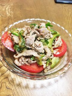 きゅうりと豚肉のピリ辛あえ-レシピのメイン写真