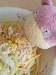 ツナマヨサラダパスタ-レシピのメイン写真