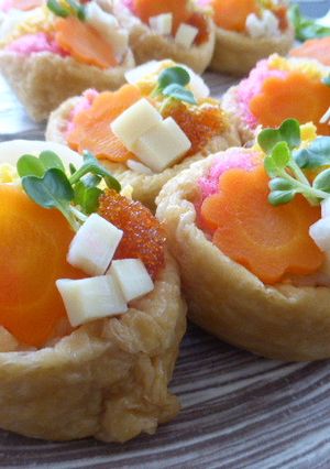 ストウブでいなり寿司の揚げ-レシピのメイン写真