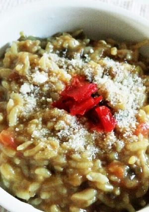 肉なし夏野菜チーズカレーリゾット-レシピのメイン写真