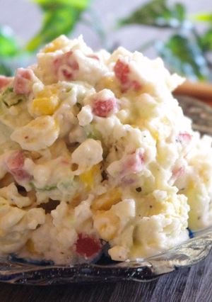 カリカリ梅のカラフル☆ポテトサラダ-レシピのメイン写真