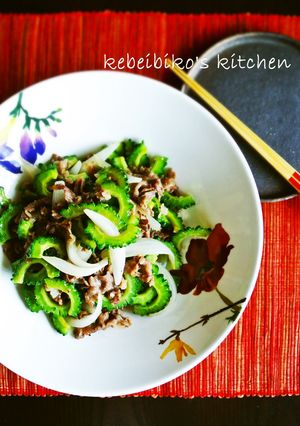 さっと1品＊ゴーヤと牛肉の炒めもの-レシピのメイン写真