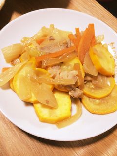 ズッキーニ♡ある野菜でマヨ醤油の野菜炒め-レシピのメイン写真
