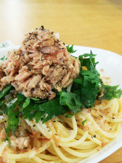 サッパリ&こってり‼ツナの和風冷製パスタ-レシピのメイン写真