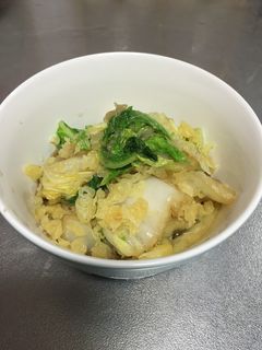 白菜と天かす☆めんつゆ煮-レシピのメイン写真