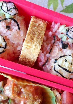 キャラ弁：はなかっぱとももかっぱちゃん-レシピのメイン写真