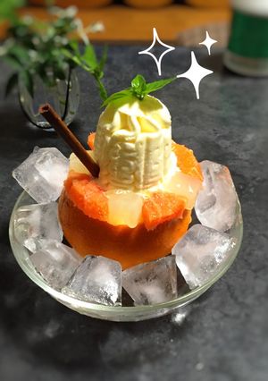 オレンジ丸ごとパフェ-レシピのメイン写真