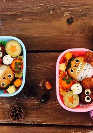 キャラ弁 ☆ おいなりさん ♡ トトロ-レシピのメイン写真