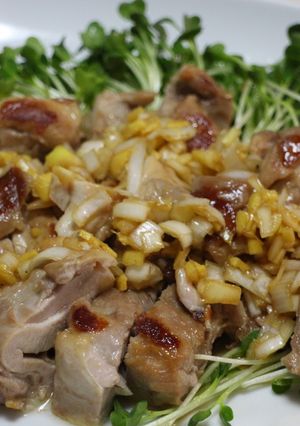 鶏もも肉の薬味ソースがけ-レシピのメイン写真
