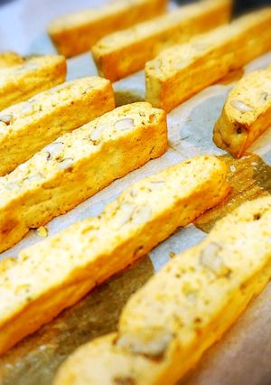 失敗なし!クルミとごまみそのビスコッティ-レシピのメイン写真
