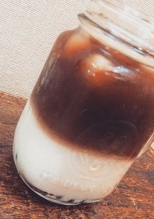 スタバの味！簡単オシャレな２層カフェオレ-レシピのメイン写真