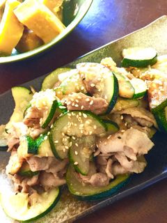 簡単!ズッキーニと豚バラのマヨ醤油炒め-レシピのメイン写真